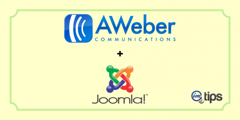 Free AWeber Joomla Integration Without Any Extension