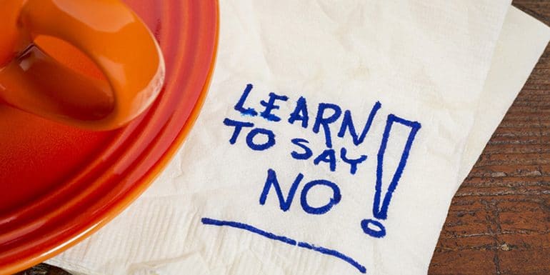How to Say NO to Clients – 3 Ways I Use to Say “No”