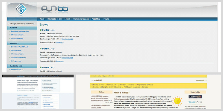 punbb-fluxbb-minibb