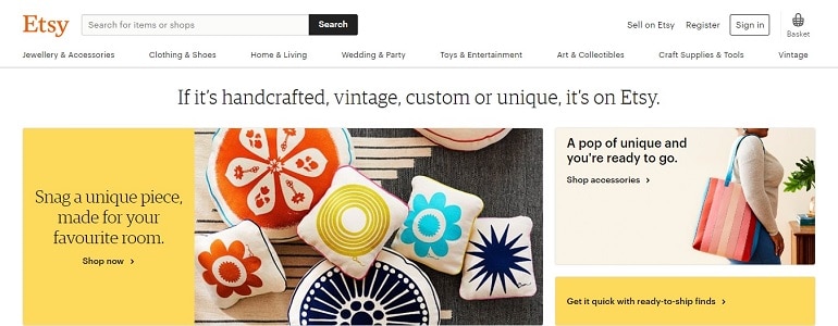 Etsy marketplace