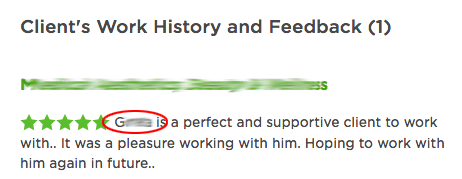 Upwork proposal Elements