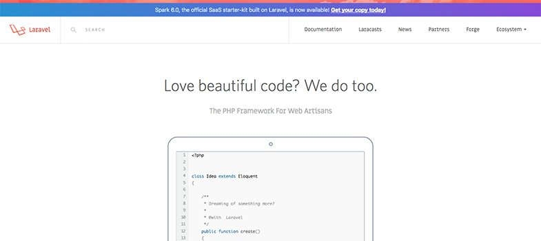 Laravel PHP framework