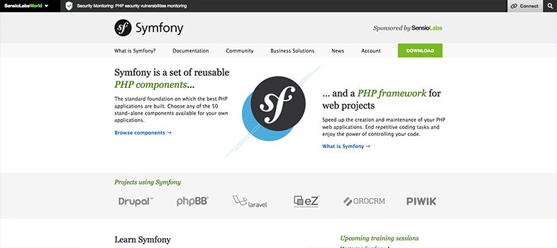 symfony PHP framework