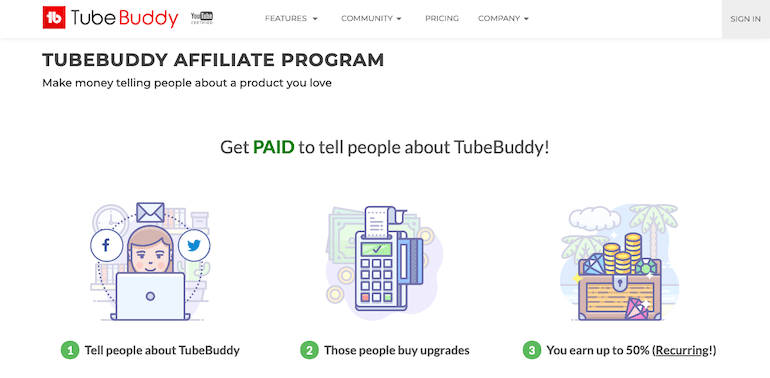 TubeBuddy Affiliate Program