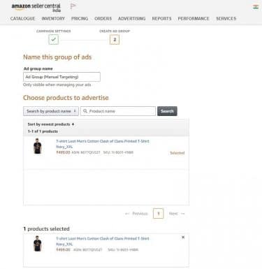 How to Create Manual Targeted Ad Campaigns on Amazon India? - BizTips