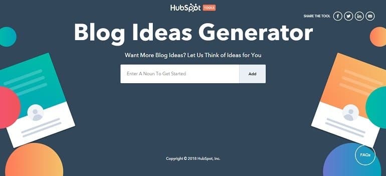 Hubspot Blog Idea Generator
