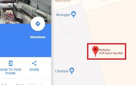 Label in Google Maps