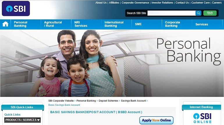 State Bank of India Basic Savings Bank Account
