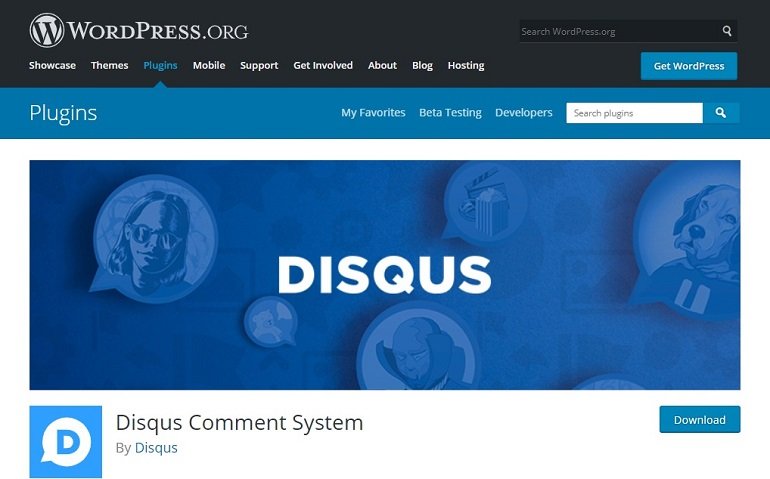 Disqus Comment System WordPress plugin