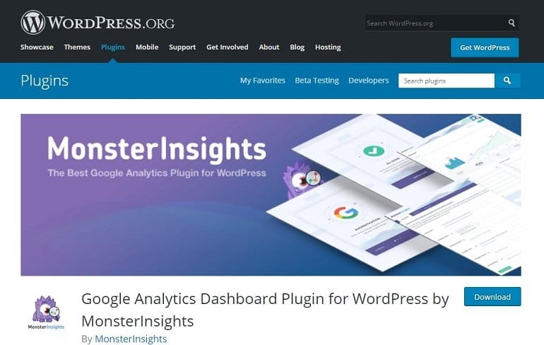 Google Analytics Dashboard WordPress Plugin by MonsterInsights