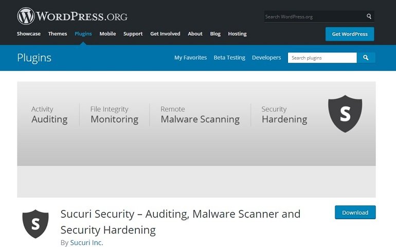 Sucuri Security WordPress plugin