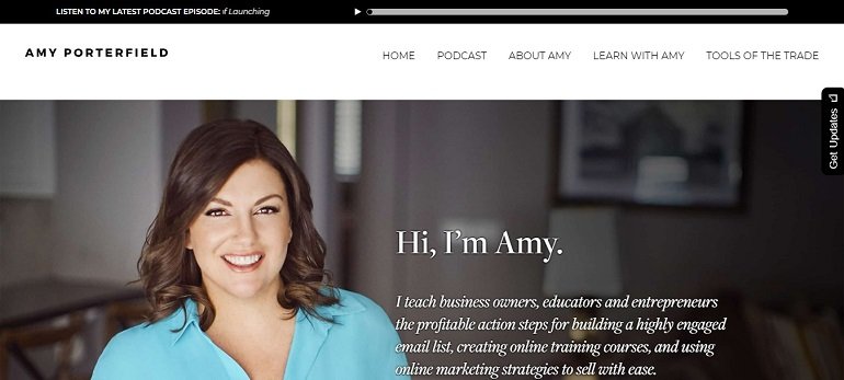 Amy Porterfield social media blog