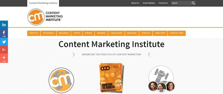 Content marketing institute blog