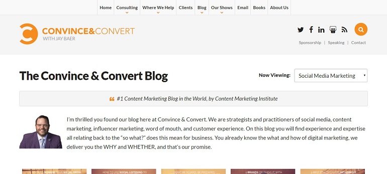 Convince and Convert Social Media blog