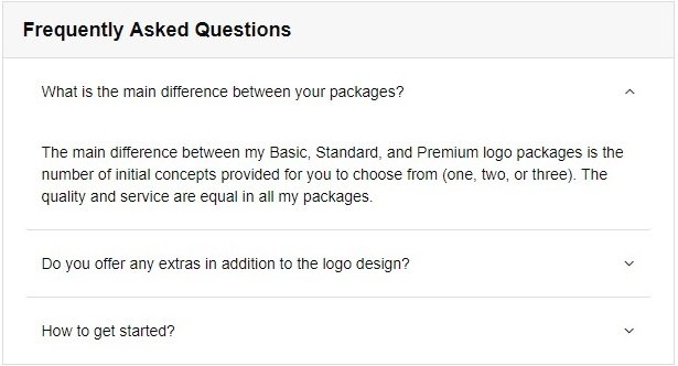 FAQs for fiverr