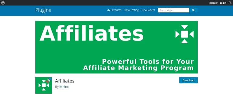 Affiliates affiliate manager wordpress plugin