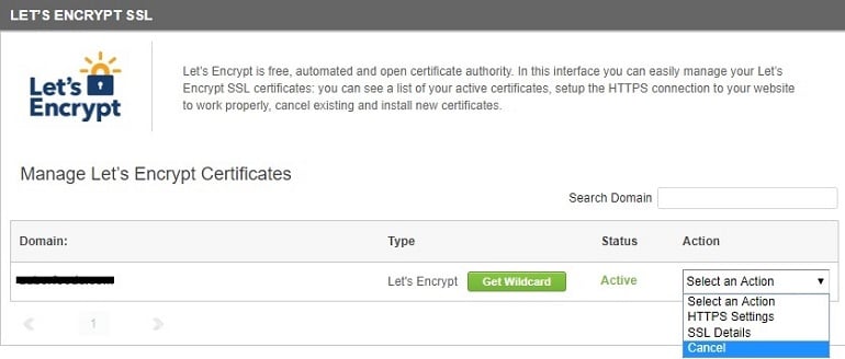 lets encrypt ssl certificate cancellation