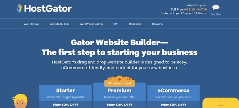 Gator website builder