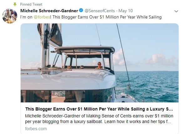 michelle schroeder gardner sense of cents twitter account