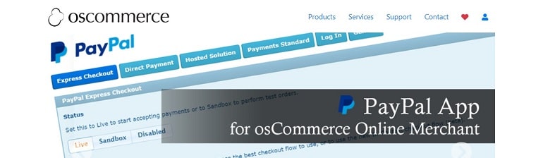 osCommerce eCommerce cms