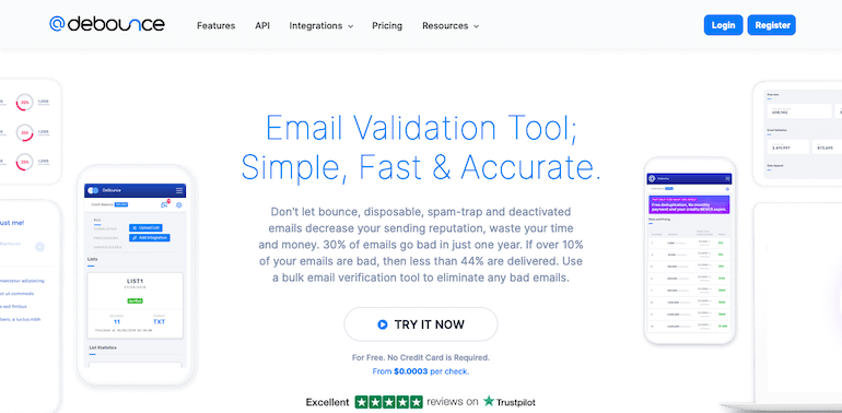 DeBounce - Fast Accurate Email Validation and Email Verification Tool