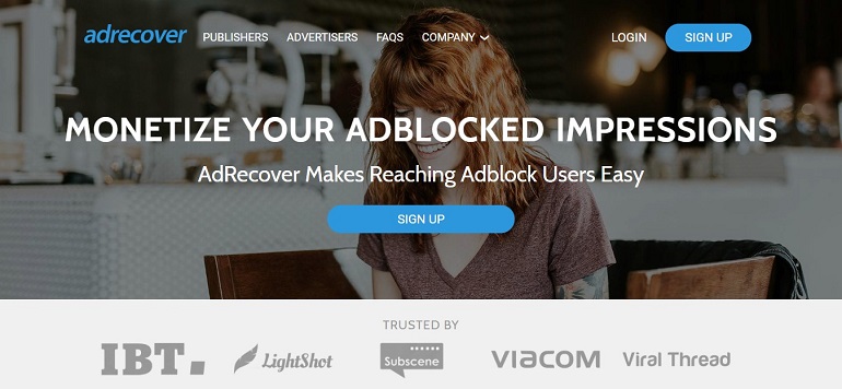 AdRecover - Monetize your Adblocked Inventory
