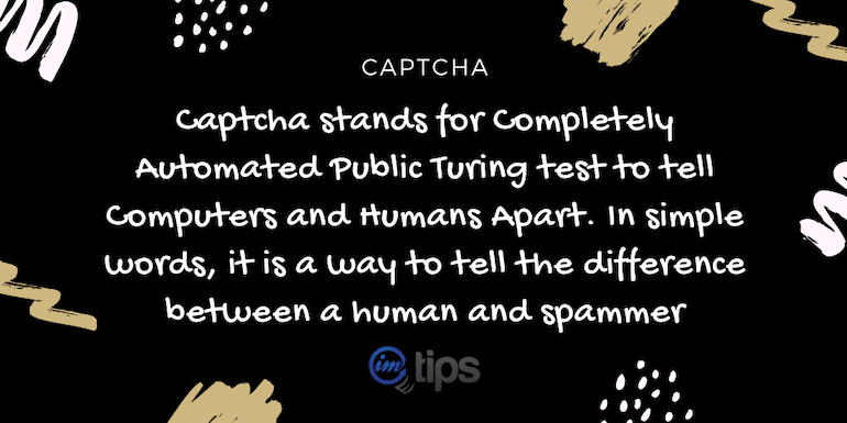 What is: CAPTCHA