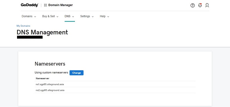 nameservers in dns management