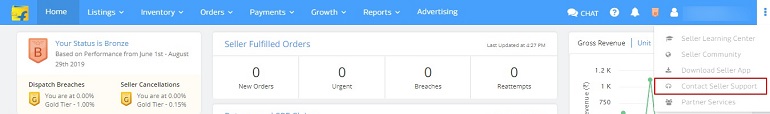 seller support link in flipkart