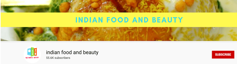 indian food and beauty