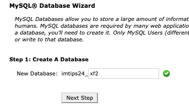MySQL Step1
