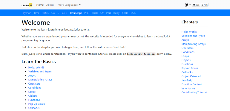 Learn JavaScript - Free Interactive JavaScript Tutorial