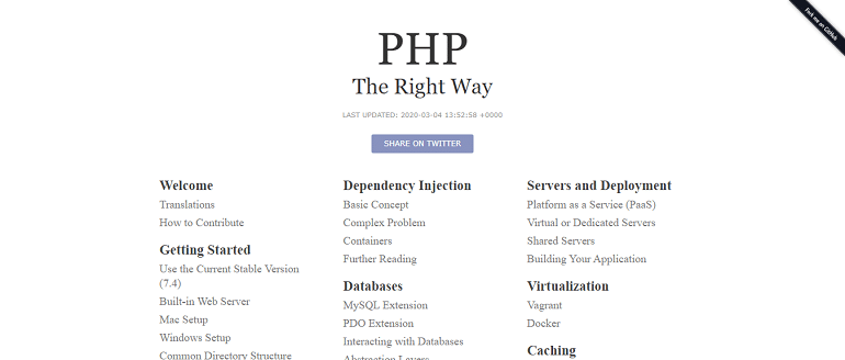 PHP The Right Way