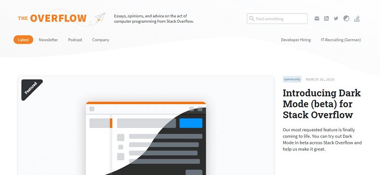 Stack Overflow Blog - Essays opinions and advice on the act of computer programming from Stack Overflow