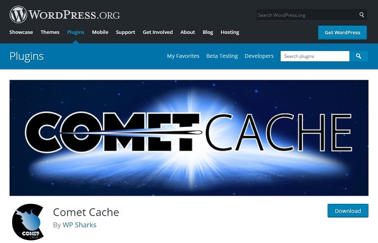 comet-cache-download-page