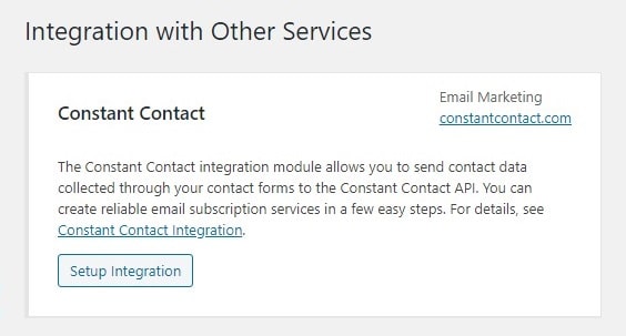 contact form 7 integration