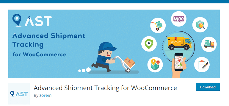 Advanced Shipment Tracking for WooCommerce – WordPress plugin