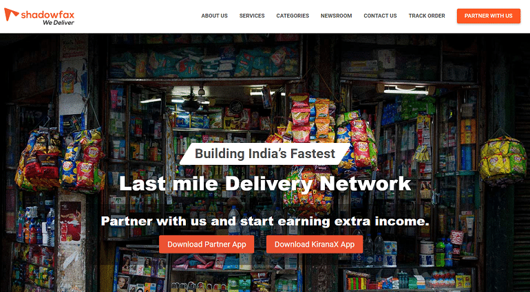 Shadowfax last mile shipping logistics delivery services india