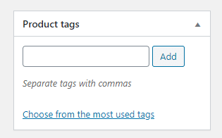 product tags