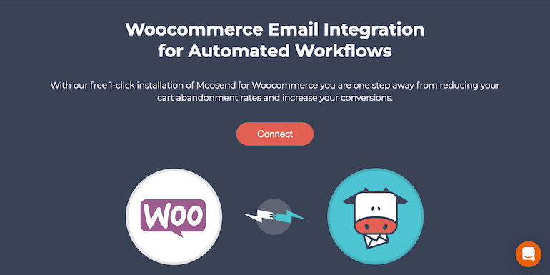 Connect Moosend Woocommerce