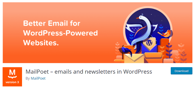 MailPoet emails marketing wordpress woocommerce store