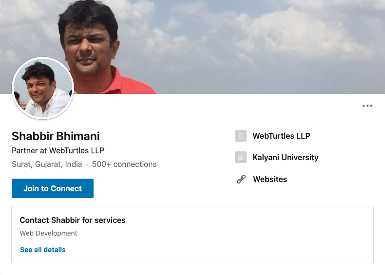 Shabbir Bhimani - Partner - WebTurtles LLP LinkedIn