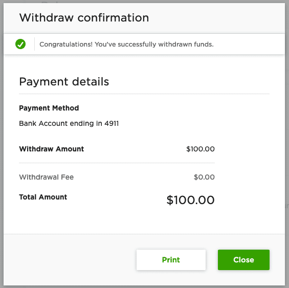 Withdraw Upwork to Payoneer Confirmation