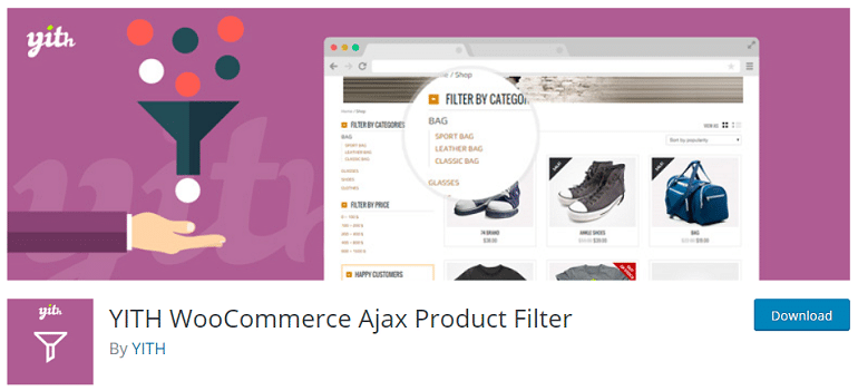 YITH woocommerce wordpress ajax product filter plugin