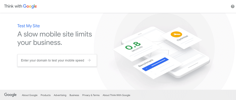 think with google test my site tool