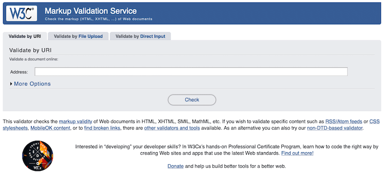 W3C Validation